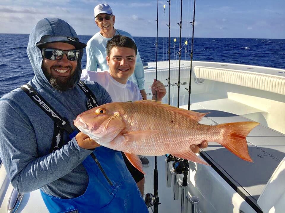 Mutton Snapper caught on No Slack Fishing Team out of Islamorada Florida April 2019